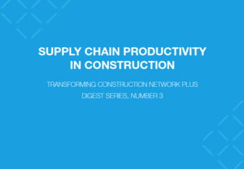 SUPPLY CHAIN PRODUCTIVITY IN CONSTRUCTION