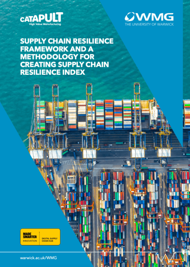 Supply Chain Resilience Framework and a Methodology for Creating Supply Chain Resilience Index